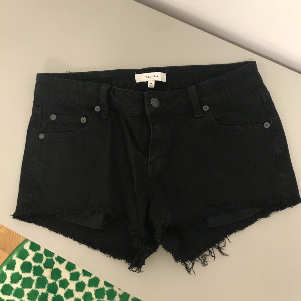 Aritzia denim cut offs